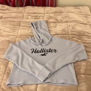 Adorable light blue hoodie from Hollister,very soft material